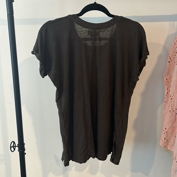 Velvet linen tshirt - Picture 2 of 7